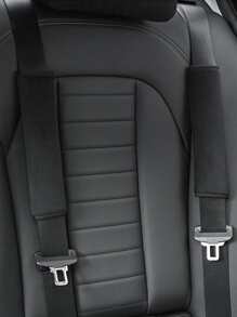 1pc Car Seat Belt Cover - Black - View 5