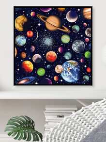 星球印花DIY無邊框水鑽繪畫 - 彩色 - 查看 5