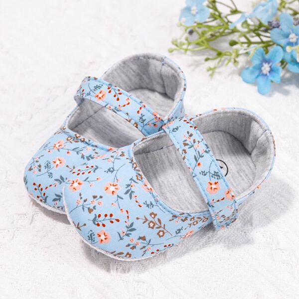 

Baby Floral Graphic Flats, Multicolor