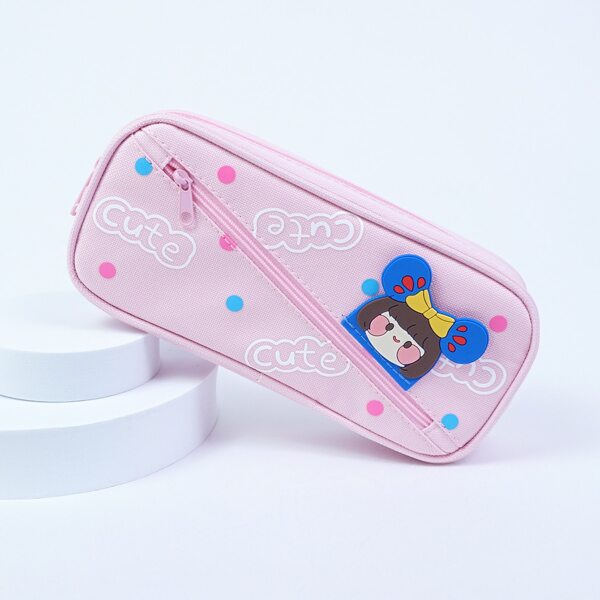 

Cartoon Graphic Pencil Case, Pink