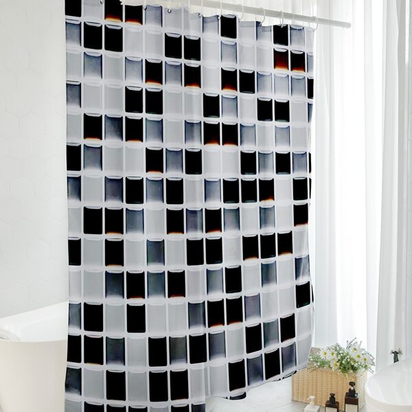 

Geometric Pattern Shower Curtain, Multicolor