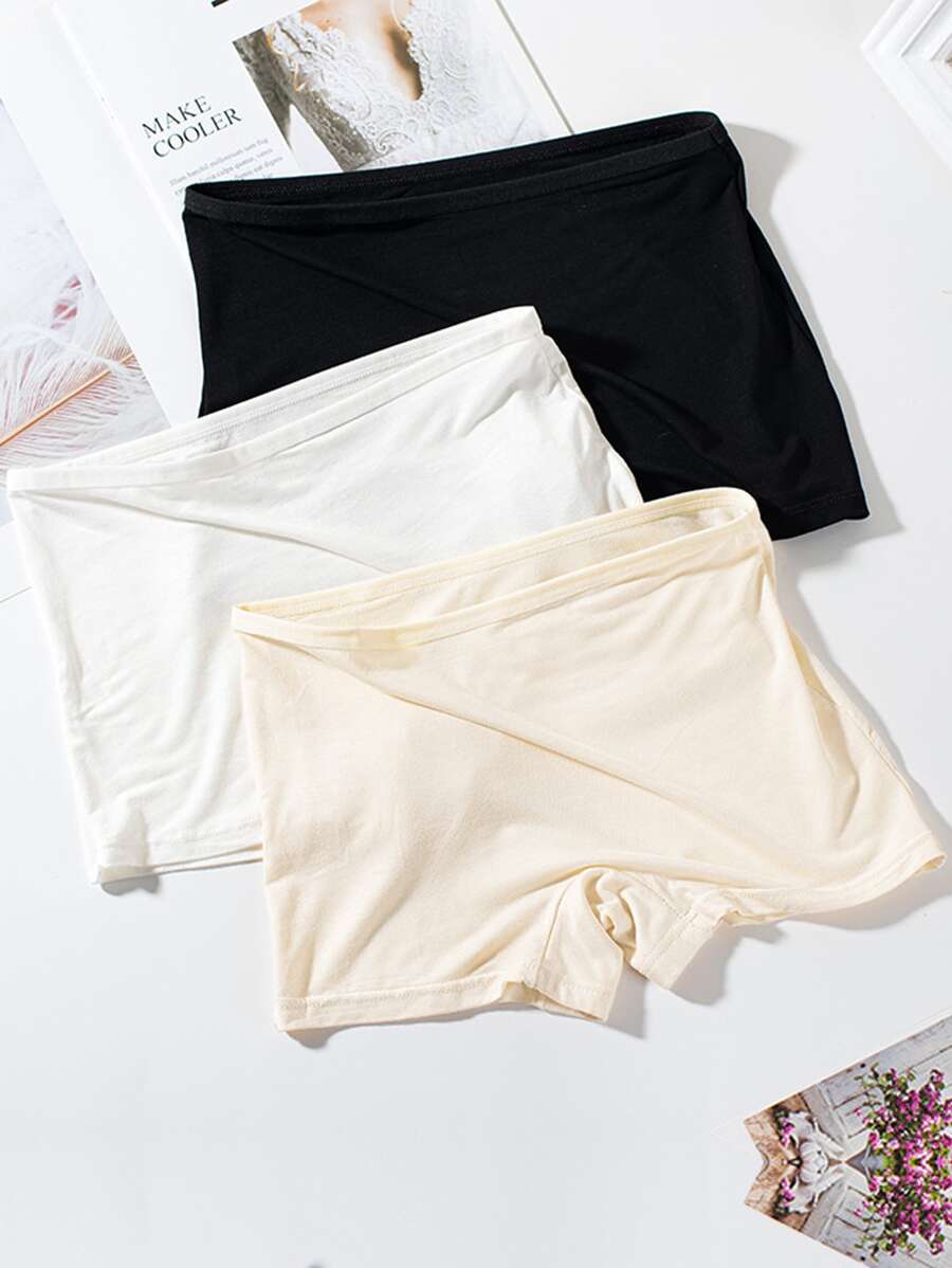 Girls 3pack Solid Boxer Briefs - Multicolor - View 1