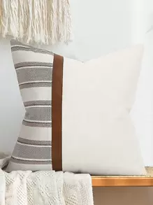 條紋圖案靠墊套不附帶墊芯 - 彩色 - 查看 1