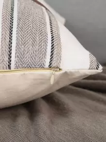 條紋圖案靠墊套不附帶墊芯 - 彩色 - 查看 2