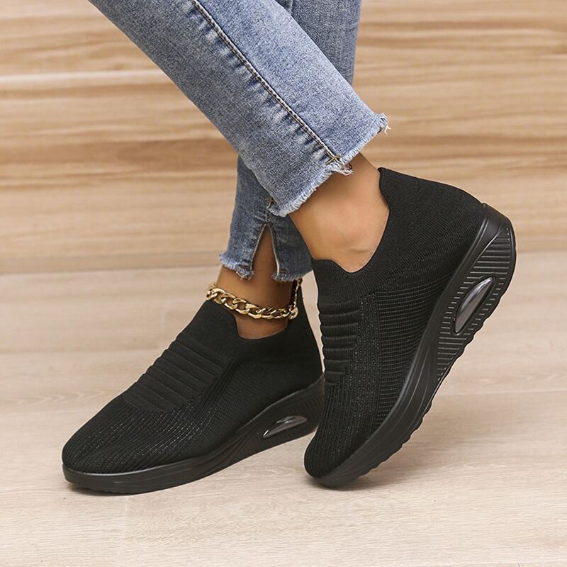 

Knit Slip On Sneakers, Black
