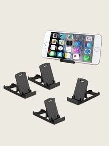 Giá đỡ điện thoại để bàn có thể điều chỉnh 5 mảnh - màu đen - Xem 3