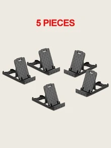 Giá đỡ điện thoại để bàn có thể điều chỉnh 5 mảnh - màu đen - Xem 7