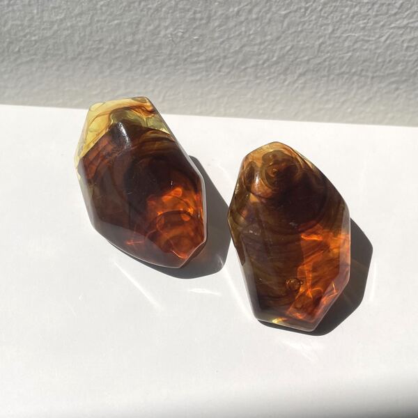 

Resin Geometric Stud Earrings, Multicolor