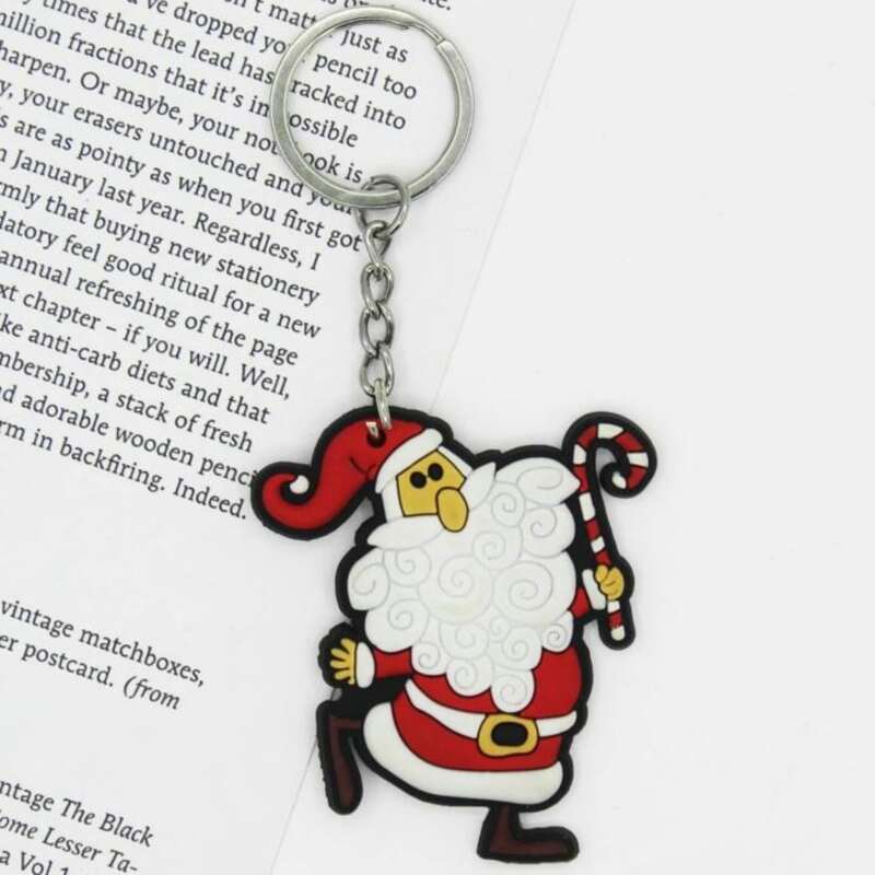 

Santa Claus Charm Keychain, Multicolor