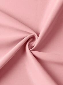 Solid Color Blackout Single Panel Curtain - Pink - View 6