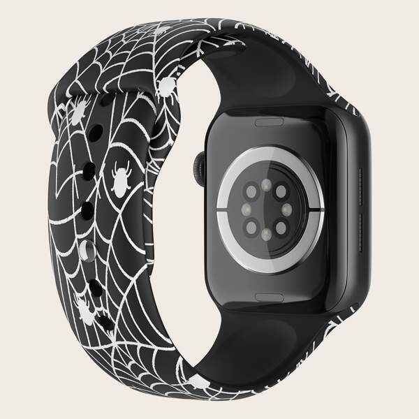 

Halloween Spider Print Watchband For iWatch, Multicolor