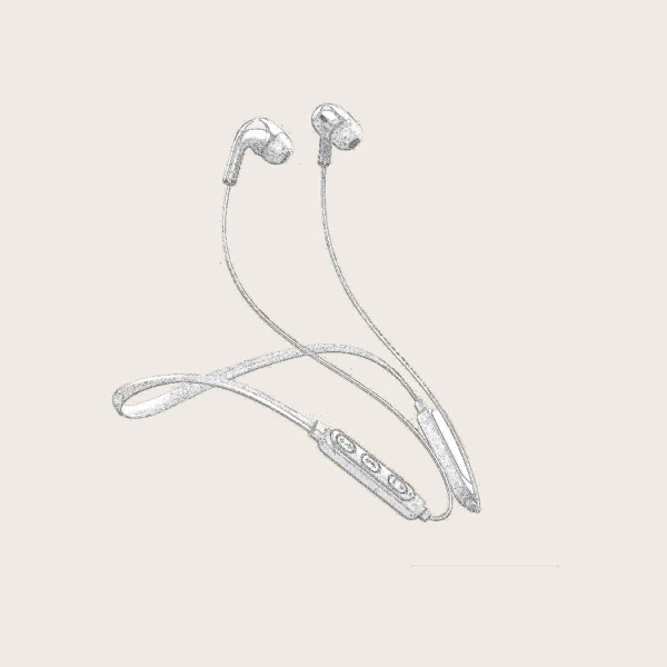 

Наушники Bluetooth с шейным ободом, Белый