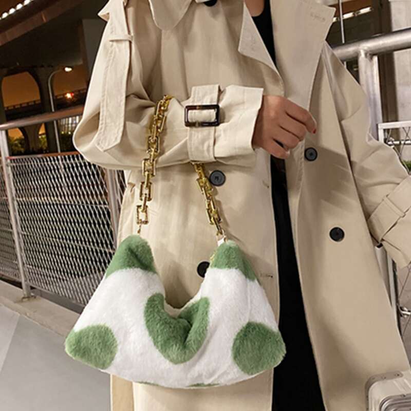 

Heart Print Shoulder Bag, Multicolor