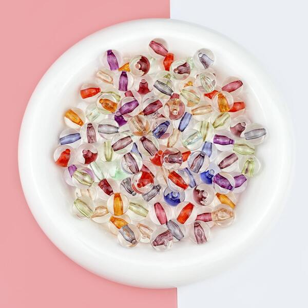 

100pcs Bead DIY Jewelry Accessory, Multicolor