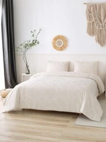 Geometric Tufted Bedspread Set - Beige - View 7