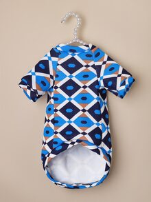 幾何樣式寵物運動衫 - 彩色 - 查看 4