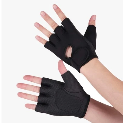 1 Pair Chloroprene Rubber Non-Slip Workout Gloves For Fitness & Weight Lifting
