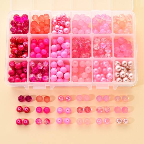 

1box Bead DIY Jewelry Accessory, Multicolor