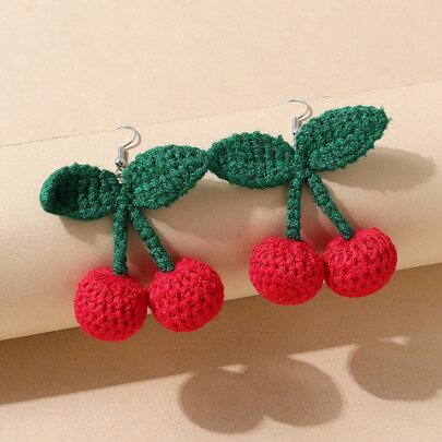 Cherry Drop Earrings
