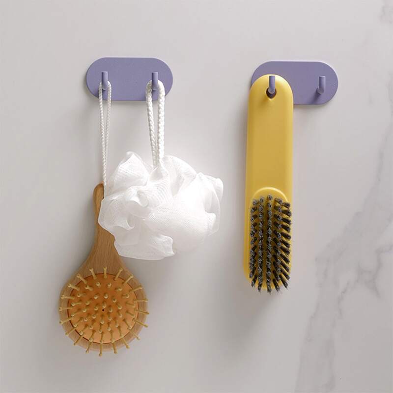 

1pc Solid Color Wall Hook, Multicolor