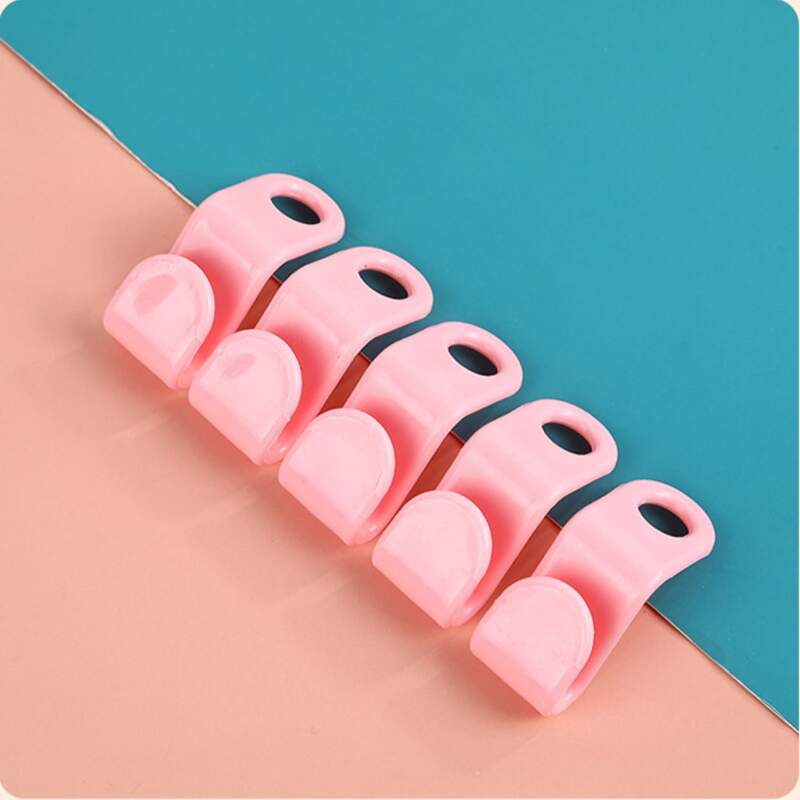 

5pcs Random Color Wall Hook, Multicolor