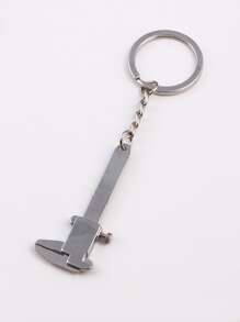 卡尺吊墜鑰匙扣 - 銀色 - 查看 2