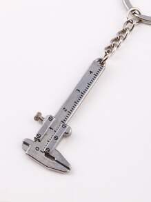 卡尺吊墜鑰匙扣 - 銀色 - 查看 3