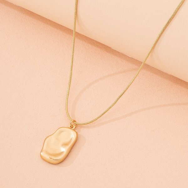 

Geometric Charm Necklace, Gold