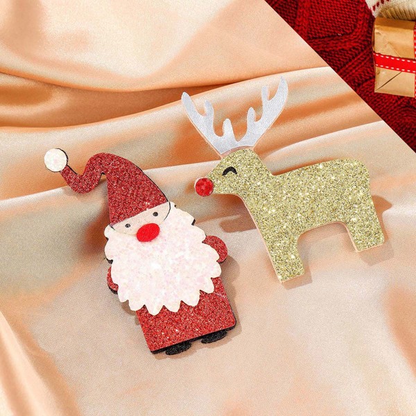

Christmas Elk Design Earrings, Multicolor