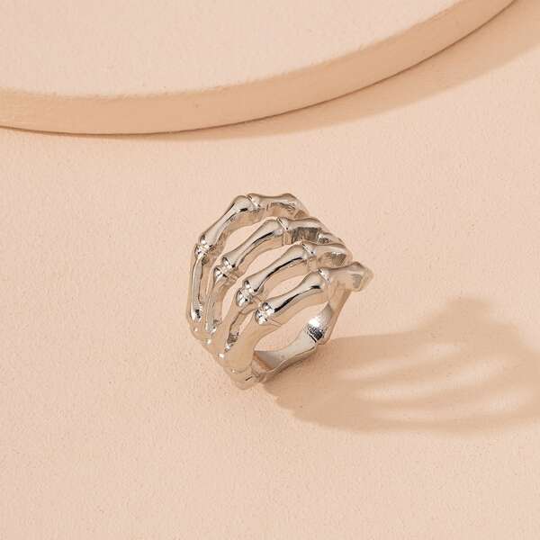 

Hand Design Ring, Silver