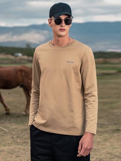 Men Slogan & Graphic Print Tee