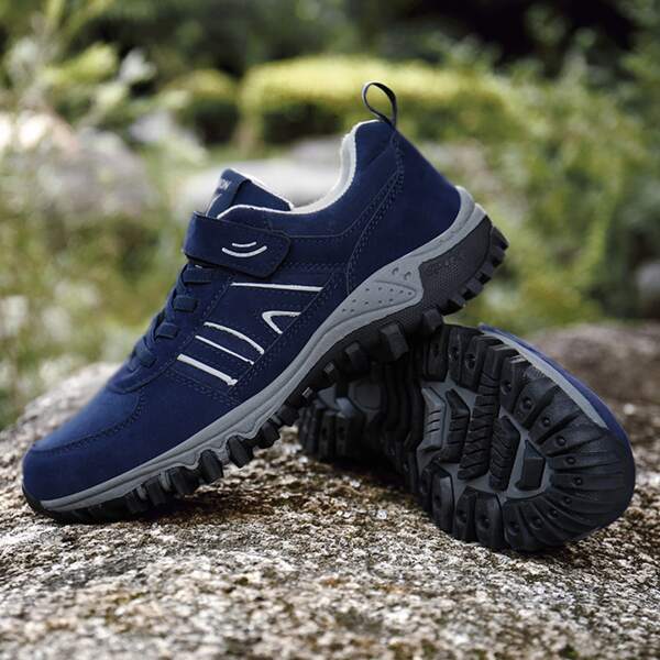 

Men Velcro Strap Hiking Shoes, Blue