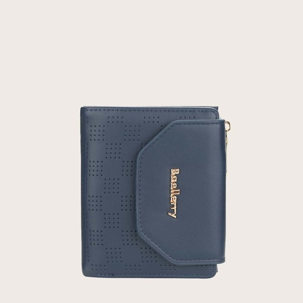 

Letter Graphic Flap Card Holder, Royal blue