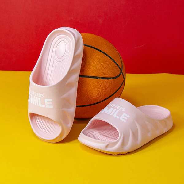 

Girls Letter Graphic Slides, Pink