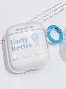 字母圖案AirPods透明保護殼 - 彩色 - 查看 3