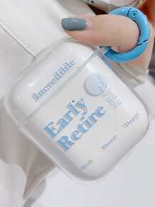 字母圖案AirPods透明保護殼 - 彩色 - 查看 4