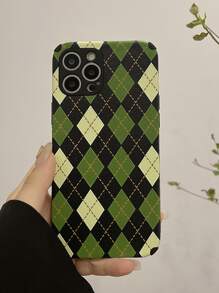 幾何格紋手機外殼 - 彩色 - 查看 2