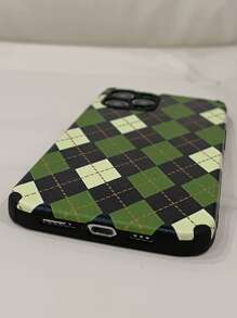 幾何格紋手機外殼 - 彩色 - 查看 4