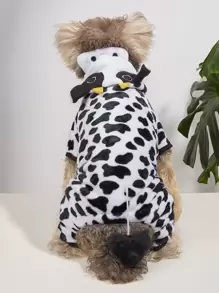 Cow Design Pet Costume Halloween Halloween Costumes - Multicolor - View 1
