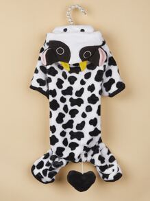 Cow Design Pet Costume Halloween Halloween Costumes - Multicolor - View 5