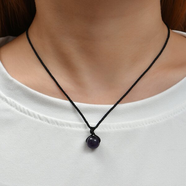 

Ball Charm Necklace, Multicolor