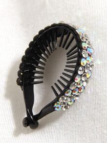 1 chiếc kẹp tóc hình nụ hoa đính đá, phụ kiện tóc, kẹp càng cua, kẹp tóc cài đầu, phụ kiện tóc, ghim cài tóc. - trắng - Xem 4