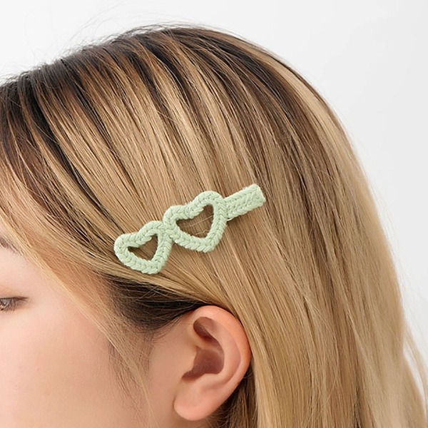 

Heart Decor Hair Clip, Multicolor