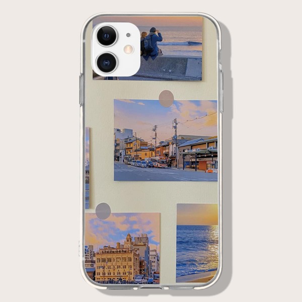 

Aesthetic Collage Phone Case, Multicolor