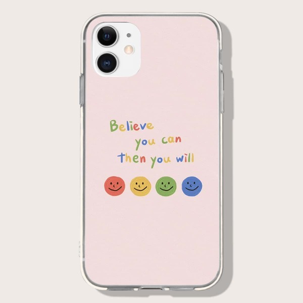 

Letter Graphic Phone Case, Multicolor