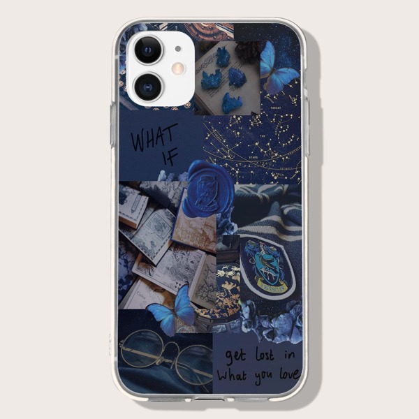 

Aesthetic Collage Phone Case, Multicolor
