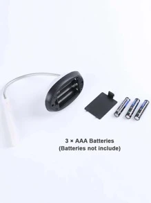 1 Đèn Bàn Mini Di Động Có Ánh Sáng Trắng Để Đọc (Chạy Bằng Pin, Không Bao Gồm Pin) - Nhiều màu - Xem 3