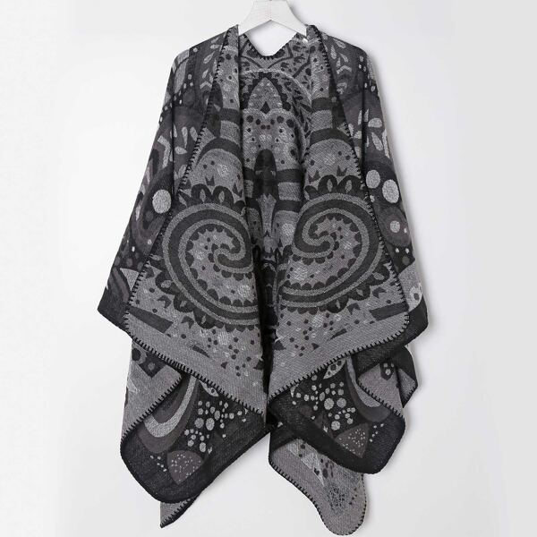 

Paisley Pattern Shawl Scarf, Multicolor