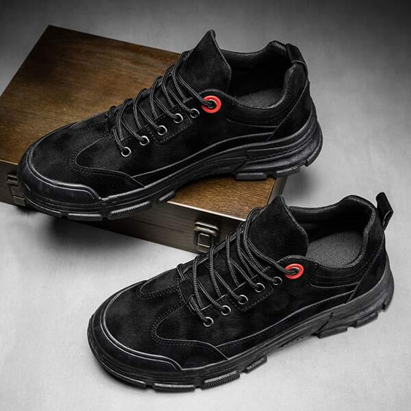

Men Minimalist Hiking Shoes, Black