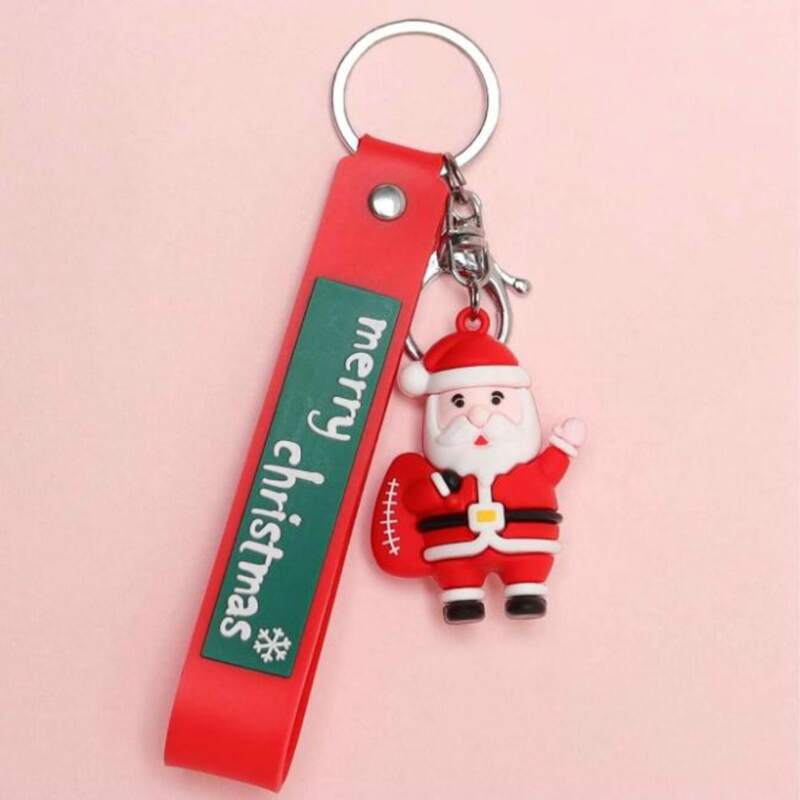 

Santa Claus Charm Keychain, Multicolor